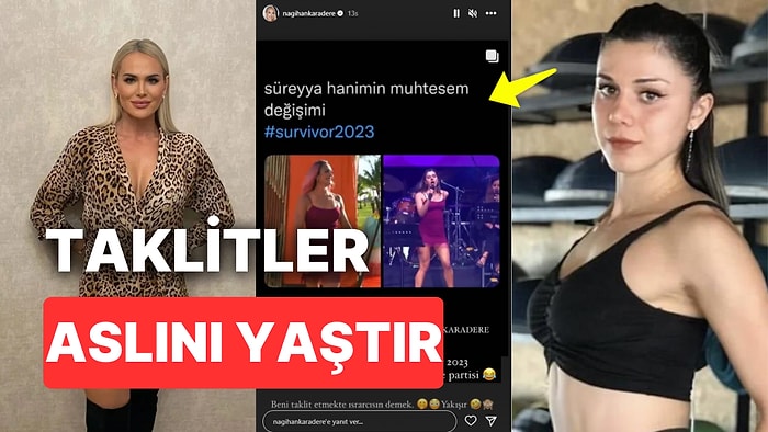 Survivor'a Sataşmadan Duramayan Nagihan Karadere Bu Sefer de Nefise Karatay'ı Hedef Aldı