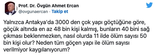 İşte Ahmet Ercan’ın açıklaması: