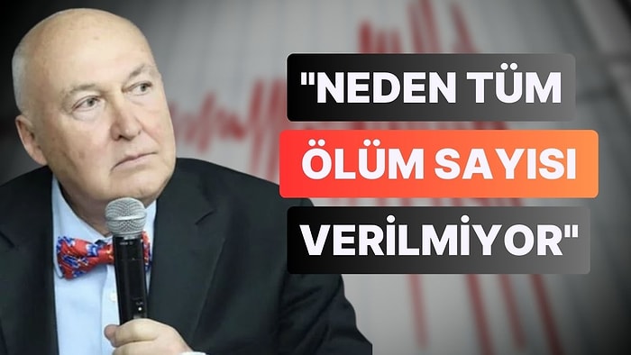 Ahmet Ercan'dan Deprem Açıklaması: "Nasıl Olur da 11 İlde Ölüm Sayısı 50 Bin Kişi Olur?"