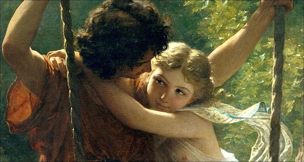 1. Antik Yunanistan'da bir kadına elma fırlatmak, aşkını ilan etmenin bir sembolüydü. Ve eğer kadın da elmayı yakalarsa, aşkına karşılık vermiş oluyordu.