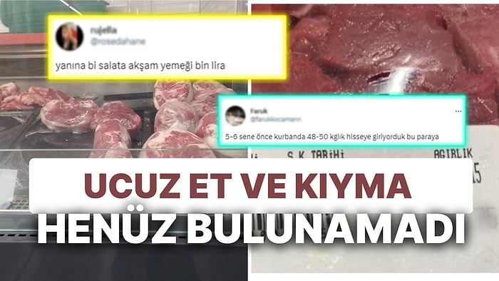 Fiyatlar Yükseldikçe Tepkiler Artıyor: Ucuz Kıyma ve Et Aranıyor!