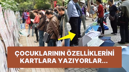 Çöpçatanlıkta Zirve! Şangay Evlilik Pazarı'nda Ebeveynler Çocukları İçin Eş Arıyor