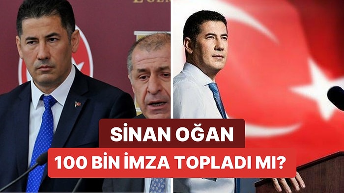 Sinan Oğan Cumhurbaşkanı Adayı mı? Ata İttifakı Adayı Sinan Oğan 100 Bin İmza Topladı mı?