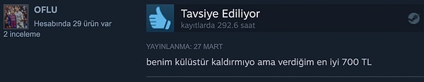 5. Zannediyoruz ki oyuna sahip olduğunu bilmek bile haz veriyor.