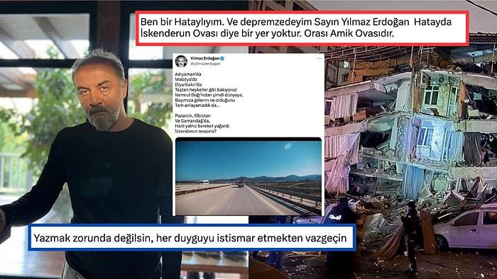 Yılmaz Erdoğan Sosyal Medya Hesaplarındaki Depremle İlgili Paylaşımları Sebebiyle Tepkilerin Odağı Oldu!