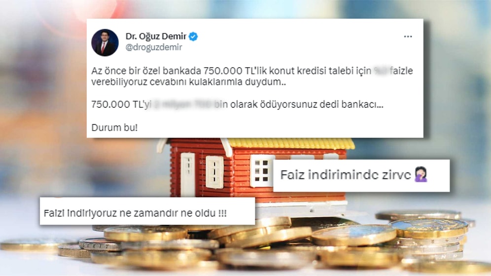 Faizler Düşüyor Diye Biliyorduk: Konut Kredisi Faizini Duyunca Kulaklarınıza İnanamayacaksınız