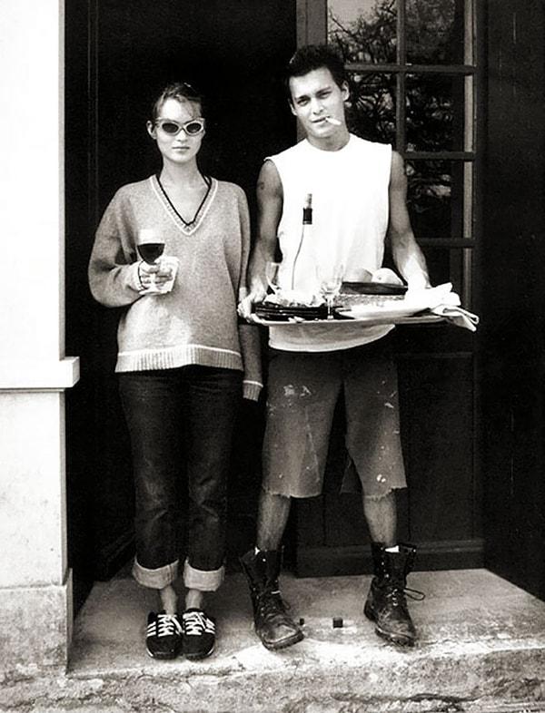 15. Kate Moss ve Johnny Depp: