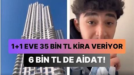 İstanbul'da 38. Kattaki 1+1 Daireye 35 Bin Kira ve 6 Bin TL Aidat Veren Gencin Viral Olan Videosu