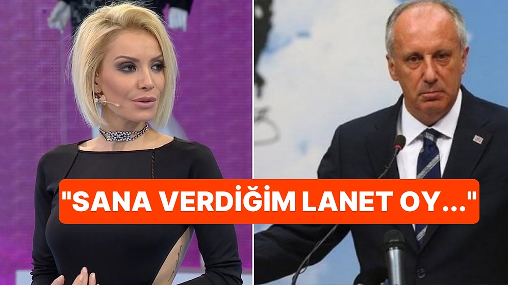 Kısmetse Olur'un Sunucusu Öykü Serter'den Cumhurbaşkanı Adayı Muharrem İnce'ye Çok Sert Yorum