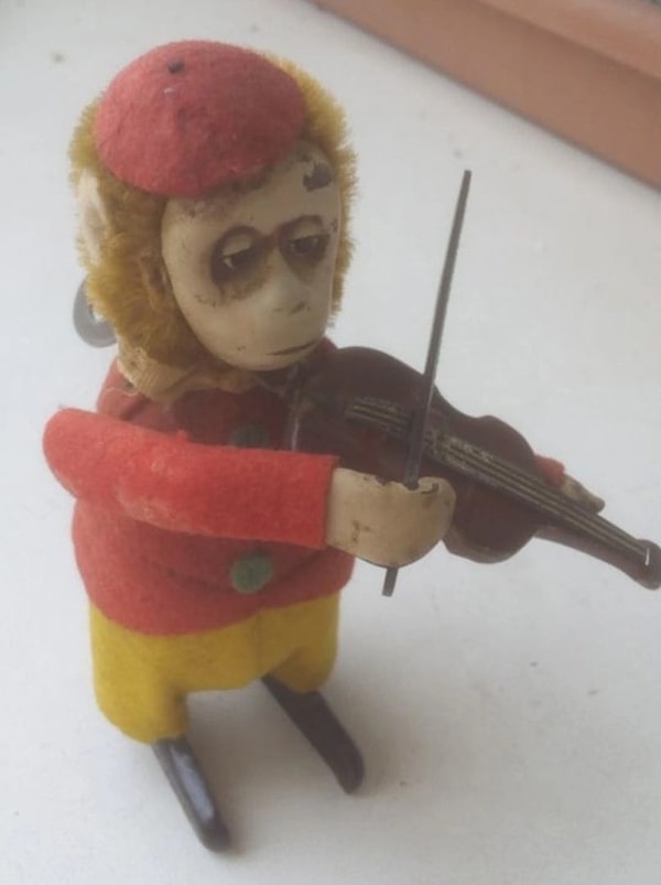 4. Обезьянка-музыкант (Германия, 1930-1940-е годы)