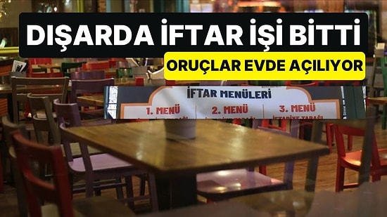 Zamlar Sonrası Lokantalarda İftar Sofraları Boş Kaldı
