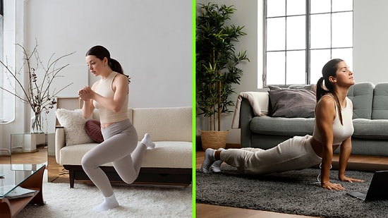 Zayıflamak ve Sıkılaşmak İçin Spor Aleti Gerektirmeden Yapabileceğiniz 8 Hareket