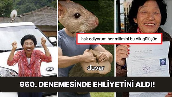 960 Kez Denedikten Sonra Ehliyet Alabilen Kadının Azmini Görünce "Çabana Sağlık!" Diyeceksiniz!