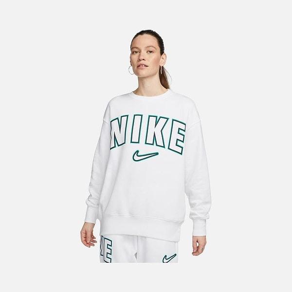 Nike Sportswear Phoenix Fleece Printec Oversized Crew Neck Kadın Sweatshirt