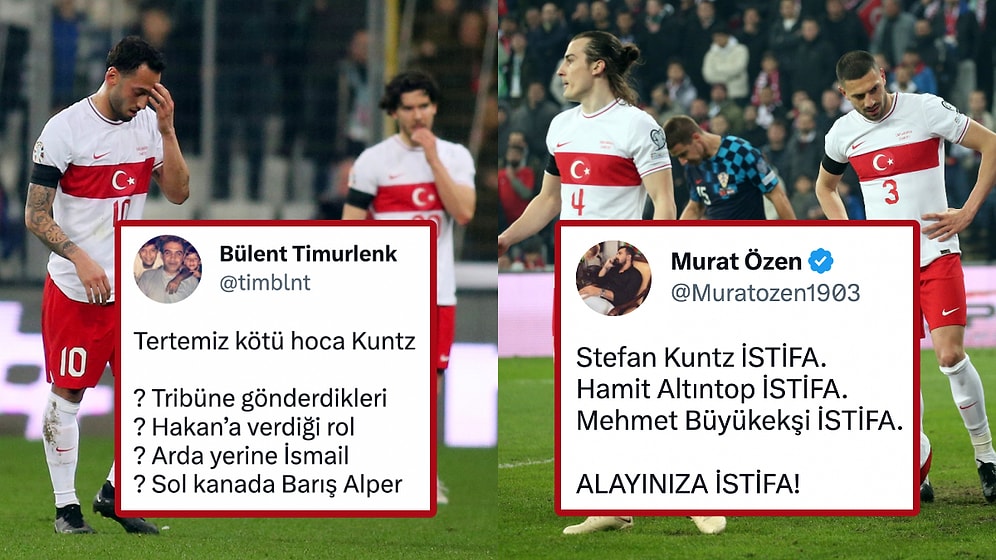 "TFF İstifa" Sesleri Arasında 2-0 Yenildiğimiz Hırvatistan Karşılaşması Sonrası Gelen Tepkiler