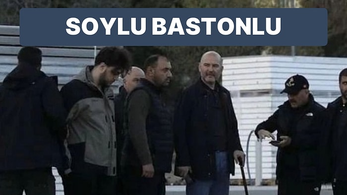 Süleyman Soylu Baston Kullanmaya Başladı