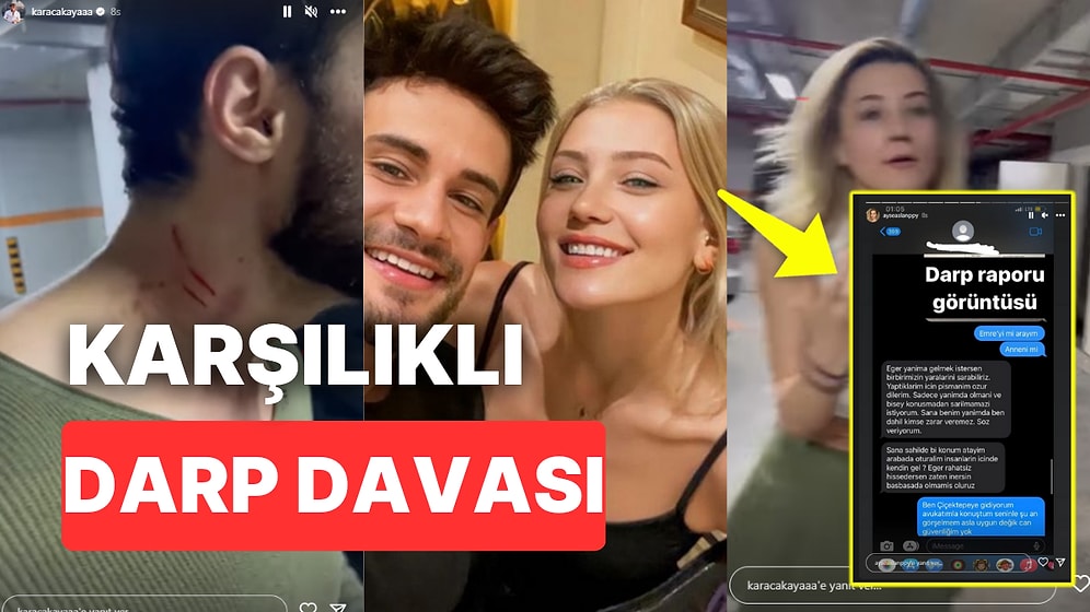 Ayşe Aslanpay Sevgilisi Batuhan Karacakaya'ya Darp Davası Açınca Kozlarını Sosyal Medyada Paylaştılar