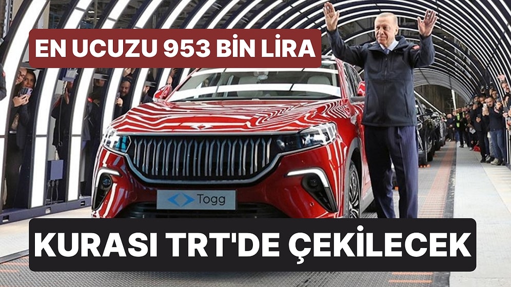 Çekilişi de TRT'de Yapılacak: İşte Togg İçin Yapılan Başvuru Sayısı