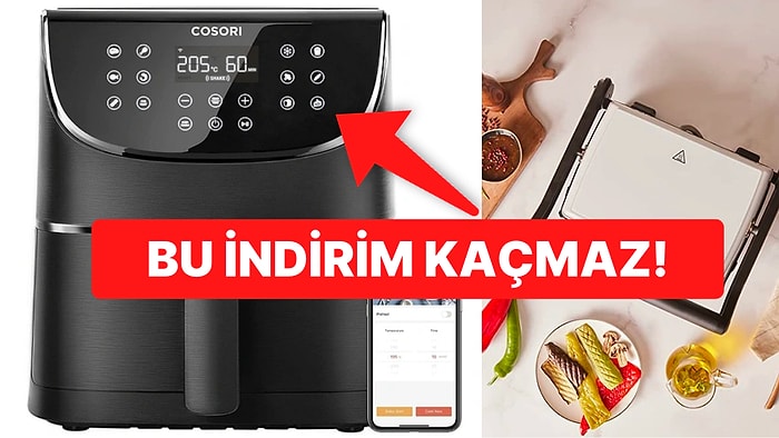 Kullananların Çok Sevdiği Cosori Airfryer'da Büyük İndirim! Bugüne Özel Uygun Fiyatlı Ürünler