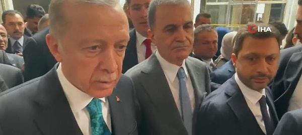Erdoğan, AK Parti Grup Toplantısı sonrasında basın mensuplarına açıklamalarda bulundu.