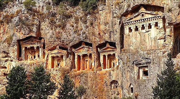 4. Dalyan- Kaunos Royal Tombs