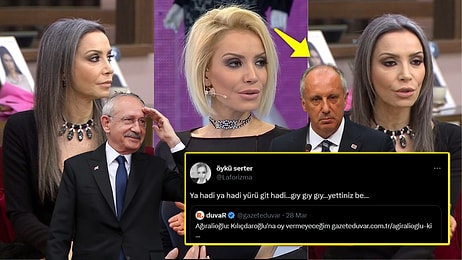 Kısmetse Olur Sunucusu Öykü Serter Twitter'dan Siyasilere Patladı "Gıy Gıy Gıy Yettiniz Be!"