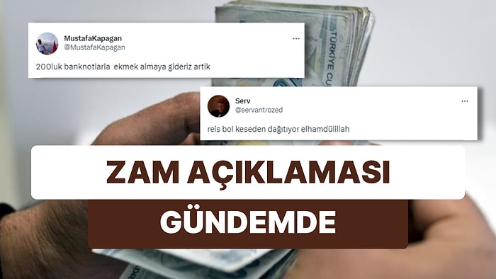 Asgari Ücrete Zam Açıklaması Sosyal Medyada Kısa Sürede Gündem Oldu