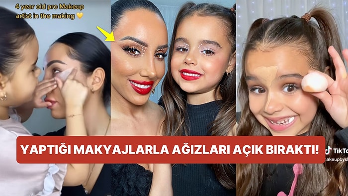 4 Yaşından Beri Annesine Makyaj Yapıyor: Genç Yetenek TikTok Kullanıcıları Tarafından Büyük İlgi Gördü!