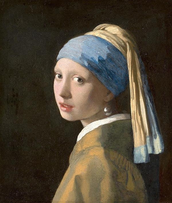 1. Hazırsanız başlayalım! Aşağıda görmüş olduğunuz 1665 tarihli 'İnci Küpeli Kız' tablosu kime ait?