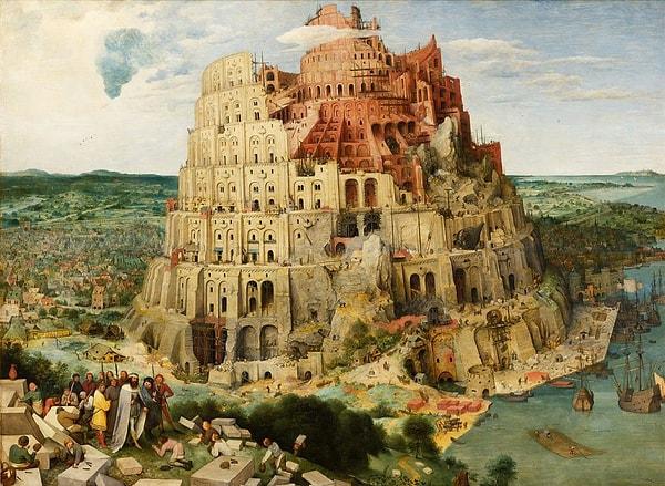 4. Her bir köşesinde inanılmaz incelikte detaylar barındıran 'Babil Kulesi'nin kim tarafından tuvale döküldüğünü biliyor musunuz?