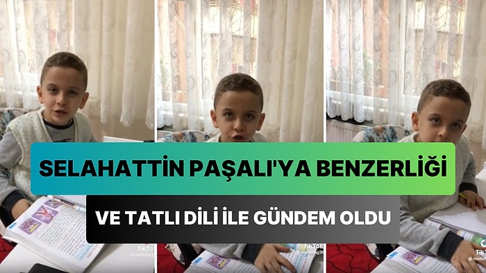 Selahattin Paşalı'ya Benzerliği ve Aşırı Tatlı Dili ile Viral Olan Çocuk