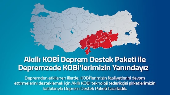 Akıllı KOBİ’nin Deprem Destek Paketi Depremzede KOBİ’lere Destek Olup Afet Dayanıklılığıyla İlgili Yön Veriyor