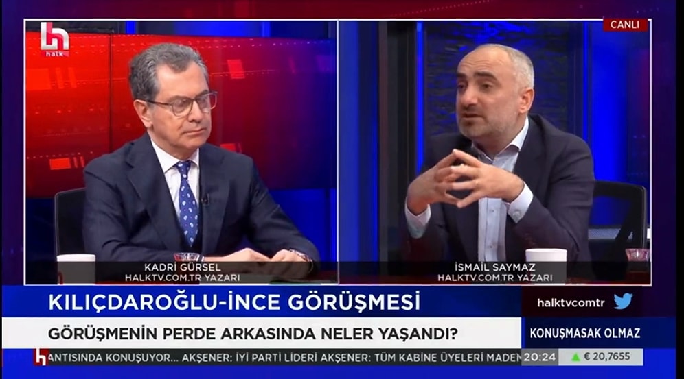 Saymaz'dan İnce'ye Demirtaş Sorusu: 'Bölücülüğü mü Okşuyordu?'
