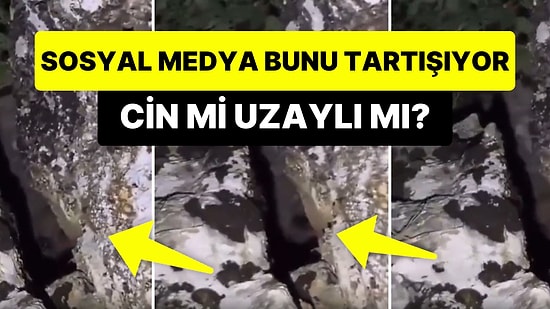 Sosyal Medya Bu Videoyu Paylaşıyor: Definecilerin Kaydettiği Görüntüdeki Cin mi, Uzaylı mı, Başka Bir Şey mi?