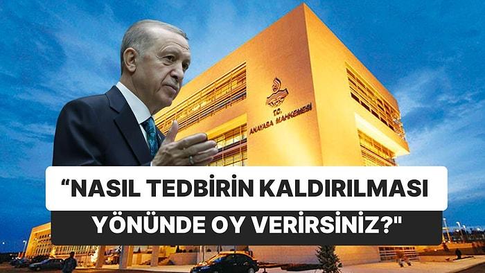 Erdoğan'dan AYM Üyesine HDP Telefonu: “Size Çok Güveniyordum"