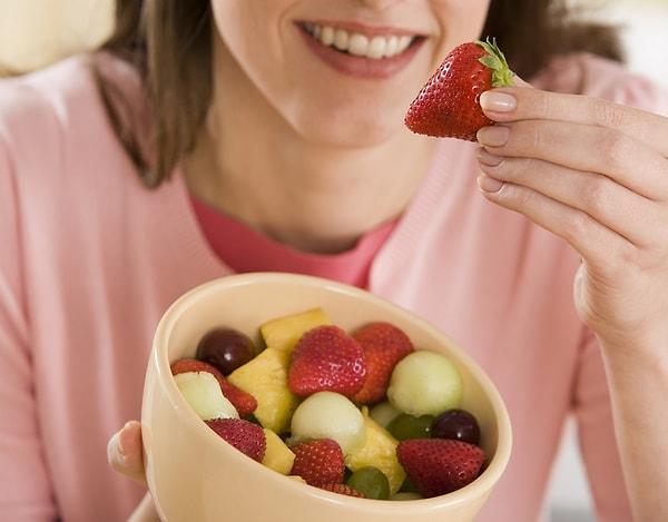 7. Meyve ve sebze tüketiminde aşırıya kaçmamalısınız.