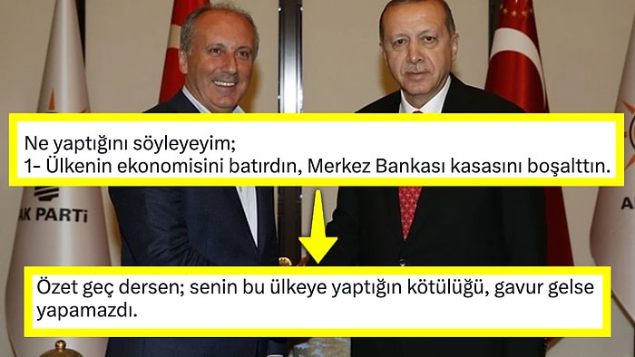 Muharrem İnce, "Bu Ülkeye Ne Yaptım?" Diyen Cumhurbaşkanı Erdoğan'a Sert Çıkışıyla Gündem Oldu!