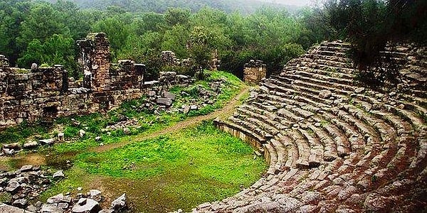 Look at Phaselis from a bit higher up to enjoy the view.