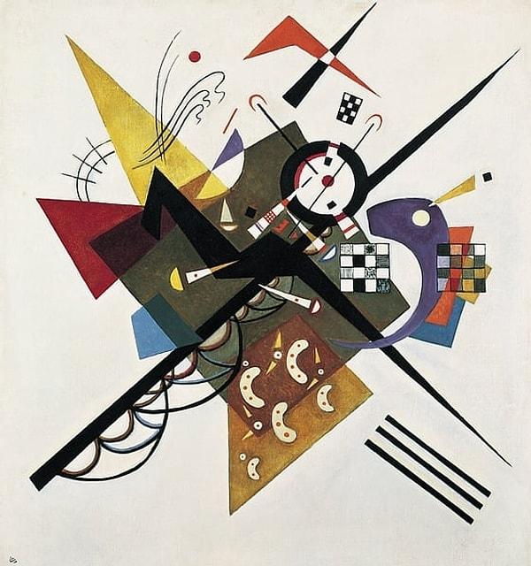 Kandinsky'nin en ünlü eserleri arasında "Sarı, Kırmızı, Mavi", "Kompozisyon VIII" ve "Çizgiler ve Renkler" yer alır.