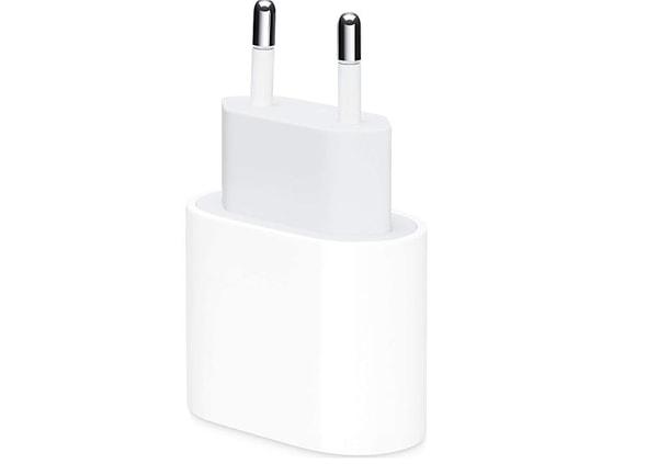 5. Apple 20 W USB-C Güç Adaptörü kurtarıcınız olacak.