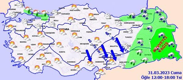 Ankara Hava Durumu 31 Mart