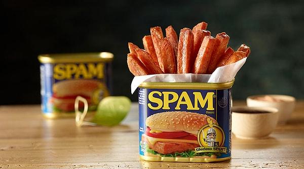 Spam, 1937 yılında Hormel Foods Corporation tarafından üretilen bir konserve domuz eti markasıdır. Ürün, 2. Dünya Savaşı sırasında oldukça sık tüketildiği için dünya çapında popülerlik kazandı.