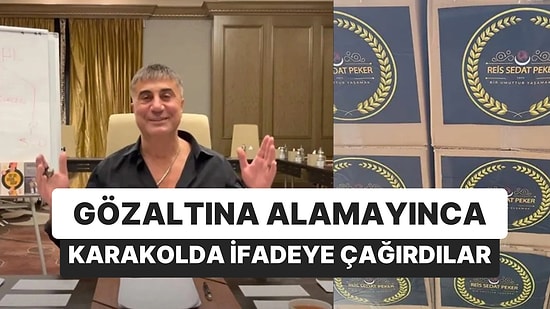 Sedat Peker Adına Ramazan Kolisi Yapanlar Karakolda İfade Verdi