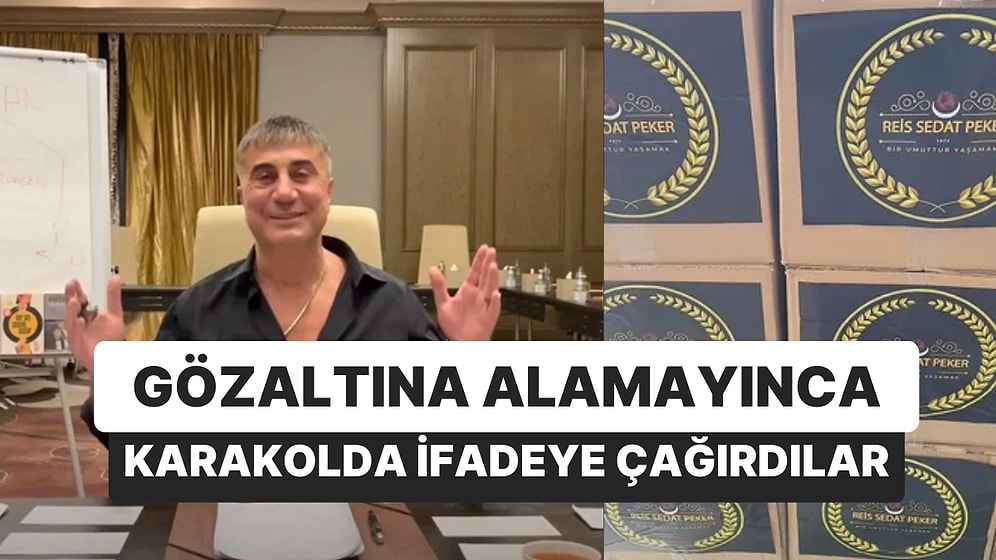 Sedat Peker Adına Ramazan Kolisi Yapanlar Karakolda İfade Verdi