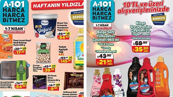 1 - 7 Nisan 2023 A101 Haftanın Yıldızları Kataloğu