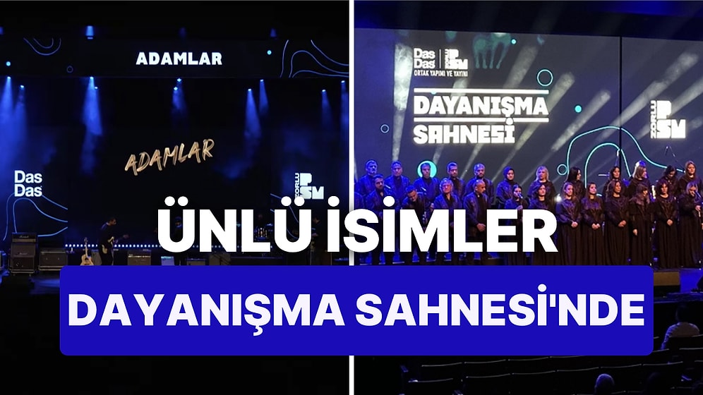 Dayanışma Sahnesi Canlı Yayını: Ünlü İsimler Depremzede Öğrenciler İçin Dayanışma Sahnesi'nde Buluştu!