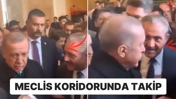 Meclis Koridorunda Milletvekili Aday Adayının Erdoğan Israrı