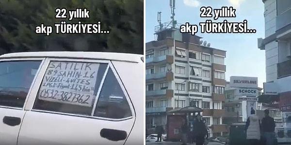 "22 yıllık AKP Türkiye'si" denilerek paylaşılan o videodaki vatandaşın isyanı sosyal medyada gündem oldu.