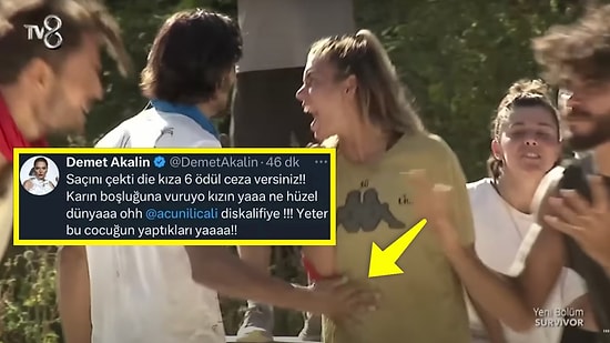 Demet Akalın Çıldırdı: Survivor'da Ertuğ'un Asena'ya Fiziksel Şiddette Bulunması Olay Oldu!