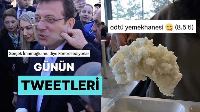 İmamoğlu'nu Kontrol Eden Vatandaştan Tek Yürek Olan Pilav Kütlesine Son 24 Saatin Viral Tweetleri